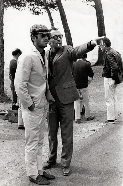 Belmondo y Godard