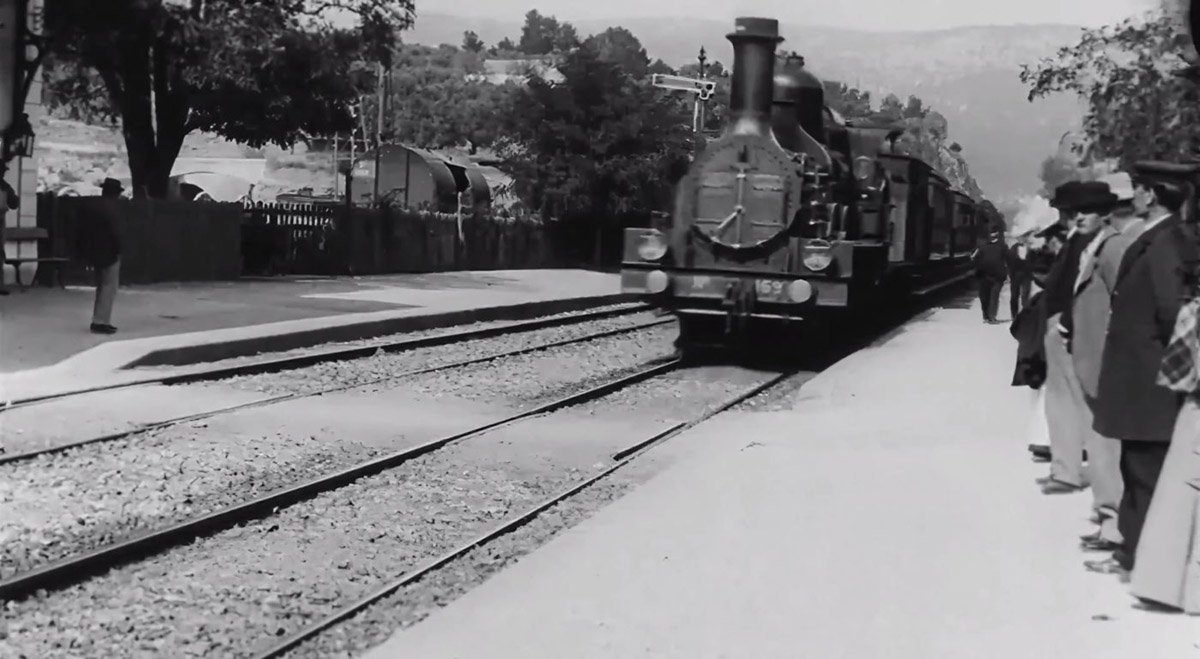 L’arrivée d’un train à La Ciotat