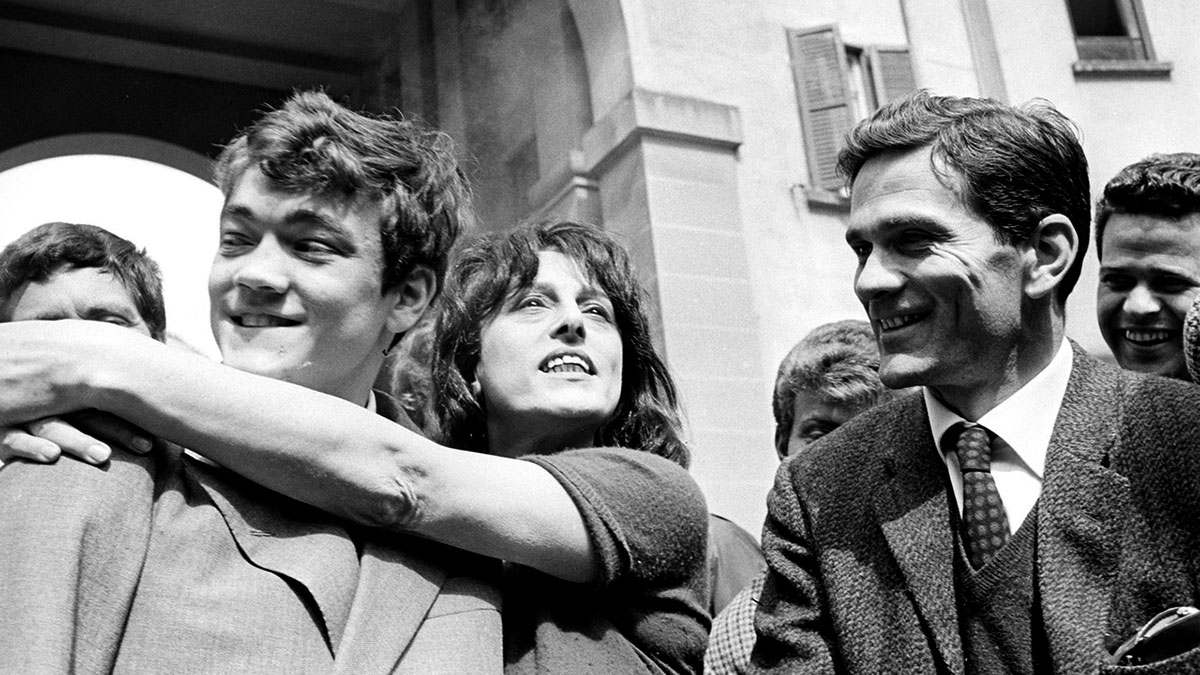 Ettore Garofolo, Anna Magnani y Pier Paolo Pasolini