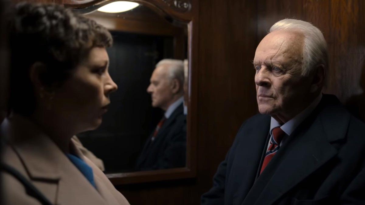 El padre (Florian Zeller), con Olivia Colman y Anthony Hopkins